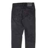 LEVI'S 512 Jeans Mens Black Slim Tapered W28 L30