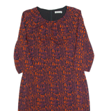 WHISTLES Womens Pencil Dress Red Silk Knee Length UK 14