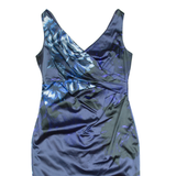 COAST Womens Bodycon Dress Blue Floral Sleeveless Knee Length UK 12