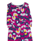 WHITE STUFF Womens Fit & Flare Dress Pink Floral Knee Length UK 6