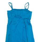 TED BAKER Womens Fit & Flare Dress Blue Sleeveless Knee Length M