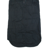 LEVI'S Oversized Womens Shift Dress Black Sleeveless Knee Length XS