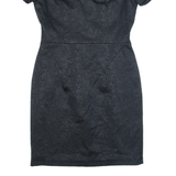 COAST Womens Pencil Dress Black Short Sleeve Knee Length UK 10