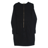 WHISTLES Womens Pencil Dress Black Long Sleeve Knee Length UK 10