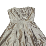 COAST Womens Fit & Flare Dress Grey Sleeveless Short UK 8