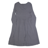 THE WHITE COMPANY Womens A-Line Dress Grey Long Sleeve Knee Length XS
