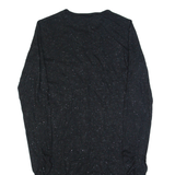 WHISTLES Womens Jumper Dress Black Knit Long Sleeve Knee Length UK 4