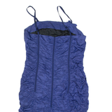 WHISTLES Womens Bodycon Dress Blue Sleeveless Knee Length UK 12