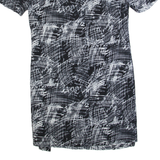 WHISTLES Womens Shift Dress Grey Short Sleeve Knee Length M