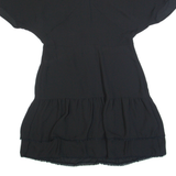 ALL SAINTS Womens Day Dress Black Short Sleeve Short UK 4
