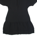 ALL SAINTS Womens Day Dress Black Short Sleeve Short UK 4