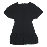 ALL SAINTS Womens Day Dress Black Short Sleeve Short UK 4