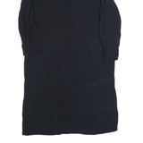 & OTHER STORIES Stockholm Atelier Womens Shift Dress Black Knee Length S