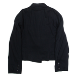 Womens Blazer Jacket Black Viscose UK 10