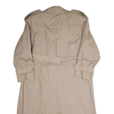 Womens Trench Coat Beige 90s UK 14