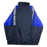 PRIMATO AC Sementina Mens Rain Jacket Blue Nylon 90s Hooded L