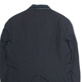 DIESEL Mens Blazer Jacket Black Pinstripe M