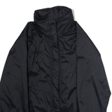 COLUMBIA Womens Rain Jacket Black Nylon Hooded S