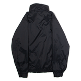 COLUMBIA Womens Rain Jacket Black Nylon Hooded S