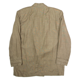 SAMPA Womens Blazer Jacket Brown Viscose 90s UK 10