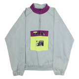 FILA Mens Pullover Jacket Grey Colourblock M