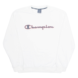 CHAMPION Mens Sweatshirt White M