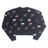 FILA Cropped Womens Sweatshirt Black M