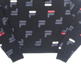 FILA Cropped Womens Sweatshirt Black M