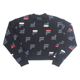 FILA Cropped Womens Sweatshirt Black M