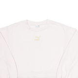PUMA Cropped Womens Sweatshirt Pink XS