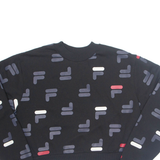 FILA Cropped Womens Sweatshirt Black XL