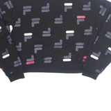 FILA Cropped Womens Sweatshirt Black XL