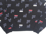 FILA Cropped Womens Sweatshirt Black XL