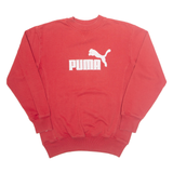 PUMA Mens Sweatshirt Red M