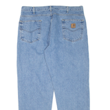 CARHARTT Mens Jeans Blue Regular Tapered W38 L30