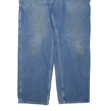 CARHARTT Mens Jeans Blue Regular Straight W36 L30