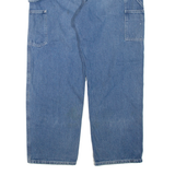 CARHARTT Mens Jeans Blue Regular Straight W36 L30