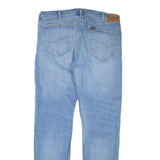 LEE Mens Jeans Blue Regular Tapered Stone Wash W36 L34