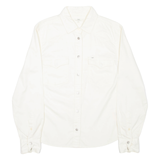 LEE Mens Plain Shirt Cream Long Sleeve M