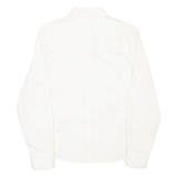 LEE Mens Plain Shirt Cream Long Sleeve M