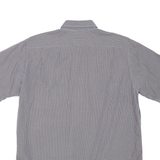 LACOSTE Mens Shirt Grey Check M