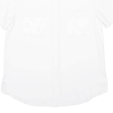 PARK LANE Womens Plain Shirt White UK 14