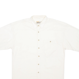 VILARELLO Mens Plain Shirt Cream XL