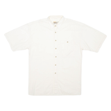VILARELLO Mens Plain Shirt Cream XL