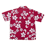 CASA BLANCA Mens Shirt Red Floral S