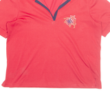 ATELIER CREATION Womens Top Red Collared UK 14