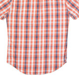 LEVI'S Mens Shirt Red Check Short Sleeve S