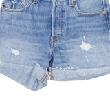 LEVI'S 501 Womens Denim Shorts Blue Relaxed XXS W24