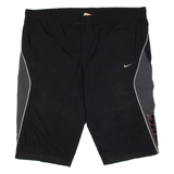 NIKE Mesh Lining Mens Sports Shorts Black Relaxed XL W46