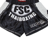 Thai Boxing Mens Sports Shorts Black Relaxed M W24